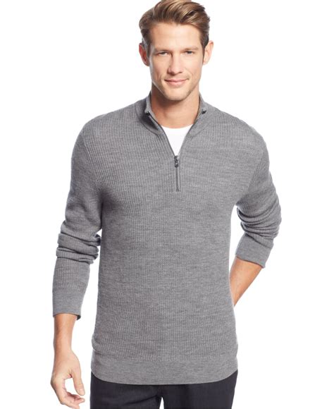 michael kors gray sweater|michael kors zip up sweater.